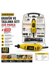 MEŞEM 234 PARÇA GARVÜR VE TAŞLAMA SETİ 135 W